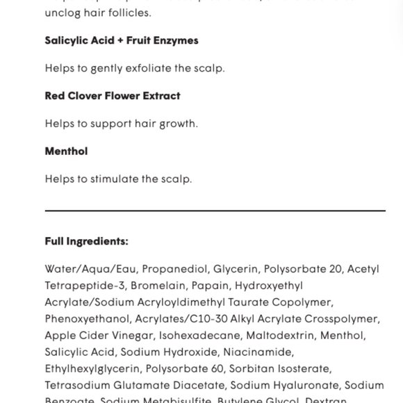 Apple Cider Vinegar Exfoliating Scalp Detox - Picture 2 of 3